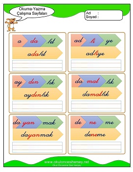 d sesi Grubu Çalışma Sayfaları